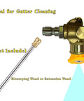 Pivoting Pressure Washer Attachment Kit 8 Pack With 5 Angles And 240 Degree Rotation, 1/4 Quick Connect, Includes 7 Nozzle Tips