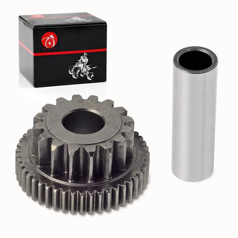 Heavy Duty Starter Clutch And One Way Bearing Idler Gear Kit With Gasket Set Drop Straight In Replacement For 2000 To 2014 Honda Trx400Ex Trx400X Atv Rig with gear and bearing