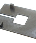 Throat Insert Plate For Rockwell BladeRunner X2 Saw With Precise Throat Opening For Accurate Cuts shown flat on surface