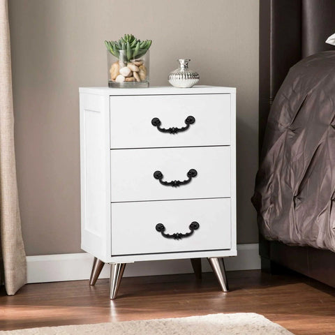 White dresser with Set Of 4 Rustic Vintage Style Drop Down Bail Pull Handles With 151mm Hole Center And 185mm Total Length