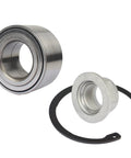 Heavy Duty Front Wheel Bearing And Hub Assembly Pair Compatible With 2007 To 2010 Ford Edge And Lincoln Mkx showing bearing, nut, and seal.