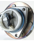 Close-up view of 2X Rear Wheel Bearing And Hub Assembly Built Tough Pair For Buick Terraza Pontiac Montana Chevy Uplander 2006 Through 2009.