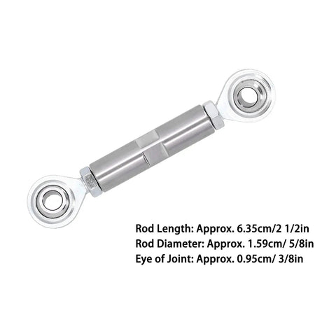 Shop Certified Adjustable Alternator Tensioning Rod With Stainless Steel Heim Joint Mount Kit Fits Small Block Chevy 350 And Big Block 454 Engines Bulletproof, 5/8 inch diameter, adjustable length.