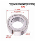 Pro Grade B212 One Way Cam Clutch Needle Roller Bearing 70mm Axle 110mm Outer 42mm Width, clear detail of dimensions.