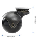 Up Your Game With These Old School Antique Brass Furniture Casters That Roll Like Butter Heavy Duty Swivel Caster Wheels for cabinets and tables.