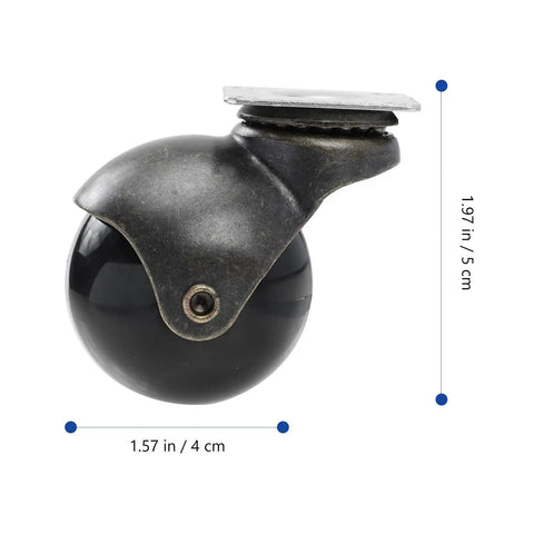 Up Your Game With These Old School Antique Brass Furniture Casters That Roll Like Butter Heavy Duty Swivel Caster Wheels for cabinets and tables.