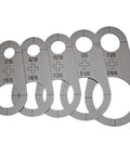 Circle Pro Upgrade Plasma Stencil Cutter Guide Kit, 5 Piece Set With 0.430 Inch Size Additions showing metal stencil pieces