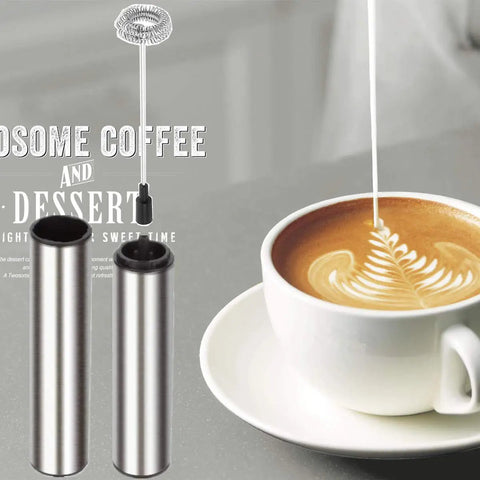 Rechargeable Milk And Coffee Frother Handheld Foam Maker For Lattes Cappuccinos Frappes And Hot Chocolate Barista Grade Foam