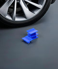 Blue plastic tabs from Four Piece Auto Body Dent Puller Kit With Manual Expansion And Portable Plastic Tabs For Auto Dent Removal