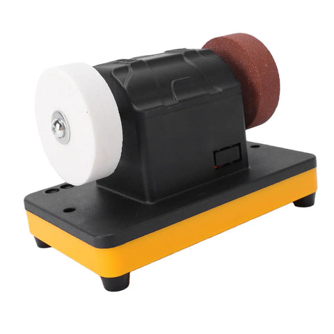 Tough As Nails 20V Cordless Mini Bench Grinder With 3 Inch Dual Grinding Wheels for sharpening and polishing tools.