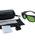 Top Shelf 800 To 1100Nm Laser Safety Goggles Built Damn Tough For Diode And Nd Yag Jobs with carrying case and cleaning cloth