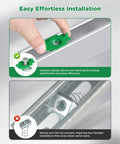 5/16 Inch 18 Nylon Strut Channel Cone Nut and Bolt Kit 20 Pack with 1/2 Hex Head Galvanized Steel Bolts shown securing a strut channel.