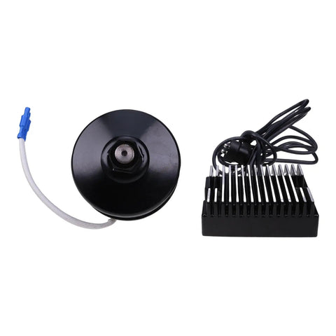 Premium Black 17 Amp 12 Volt Alternator Generator Conversion Kit For Harley Davidson G XL FL W Vintage Bikes Smooth Rolling Bolt On Swap Includes Voltage Regulator No Sweat Garage Upgrade, including alternator and voltage regulator.