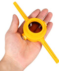 Manual Pipe Threading Tool Set For Home Plumbing Die Threader With Dies Quick And Easy Tubing Threading For PVC And Copper DIY Home Repair Kit Random Color, yellow plastic hand tool in hand