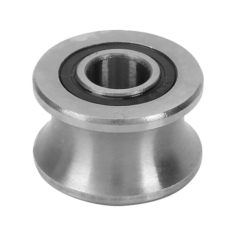 Straight Up Top Tier U22 Track Roller Bearing for 8mm Shafts, 22.5mm inner diameter, made of 9Cr18 steel.