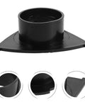 Six Piece Capsule Machine Repair Parts Kit For Mini Vending Machines, Black Plastic Gasket Rings, High Precision, Easy Installation, Universal Fit, Do It Yourself Vending Machine Maintenance Accessories, black gasket ring close-up