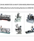 Two Axis DRO Readout Display For Milling Machines And Lathes Compatible With Bridgeport Knee Mills, Glass Metrology Scale