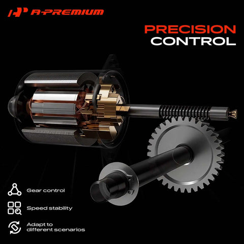 Bulletproof Front Side Windshield Wiper Motor With 4 Plus 8 Pin Connector For Ford F150 Explorer Mustang Expedition Flex Focus Escape Taurus Garage Trusted Pro showing precision gear control.