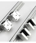 Built Tough SBR30 Linear Motion Guide Rails With Smooth As Butter Ball Bearing Blocks For Serious Maker Projects And Precision DIY Upgrades featuring two piece kits and smooth blocks.