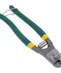 Heavy Duty Wire Stripping Pliers Multi Function Cable Crimping Tool Chrome Molybdenum Alloy Steel Heavy Duty Wire Cutters with green grips.