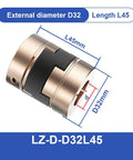 Get Your 3D Printer Running Smooth With This Sick Flexible Shaft Coupler Set Featuring Oldham Design In 8mm 10mm And 16mm Sizes Perfect For Precision Builds That Need Serious Flex And Durability Without Breaking The Bank Or Causing Any Wasted Time On. Oldham coupling D32 L45 metal shaft coupler
