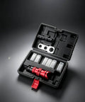 Heavy Duty Rivet Conversion Head Lets You Tackle Any Fastening Job Like A Pro. This Labor Saving Universal Adapter Transforms Your Standard Power Drill Into A Versatile Riveting Tool in black case