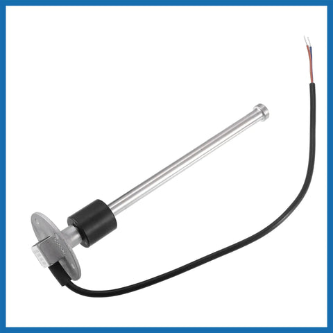 Universal Fuel Tank Sending Unit 240 To 33 Ohms Straight Forward Gauge Sender Replacement Drop In Design with stainless steel.