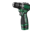 Straight Up Knockout Performance From This 16V Cordless Brushless Power Drill with metal ratchet chuck and ergonomic handle.