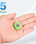 5 Pcs U Type Groove Roller Bearings Nylon Plastic Guide Wheels Glides Like A Dream For Sliding Doors And Pulley Systems 5mm Bore 23mm Outer Diameter 7mm Thick Green Rig Gear For Furniture And Automation Fixes on a hand.