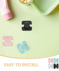 Four Pack Easy Install Refrigerator Door Locks For Childproofing Your Fridge And Freezer Cabinets Safe ABS Plastic Locks