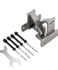 Heavy Duty Invisible Door Hinge With Smooth 180 Degree Swing Made From Badass 304 Stainless Steel Supports Up To 200KG with screws.