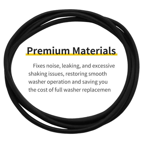 Premium materials of Front Load Washer Tub Bearing And Seal Repair Kit For Kenmore And LG Machines shown in a circular arrangement.