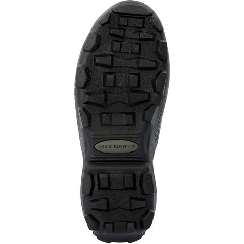 Mens Arctic Sport Tall Winter Boots In Black Featuring Heavy Duty Built Tough Outsole showing rugged tread for grip on ice.