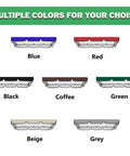Weatherproof Swing Canopy Replacement Cover color options including beige 65 x 45 x 5.9 inch, tear resistant 210D Oxford cloth.