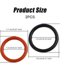 Kick Those Sneaky Power Steering Stop Leak Fluid Drips Once And Forever With This Sweet O Ring Kit Replacement Set, sizes in cm.