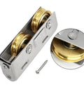 Heavy Duty 6 Pack Of Stainless Steel Sliding Door And Window Rollers With Double Copper Wheels And Silent Bearings for smooth glide replacement.