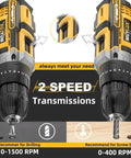 Mean Machine 20V Cordless Drill Driver Set Featuring 3/8 Inch Automatic Spindle Lock Chuck for drilling and fastening.