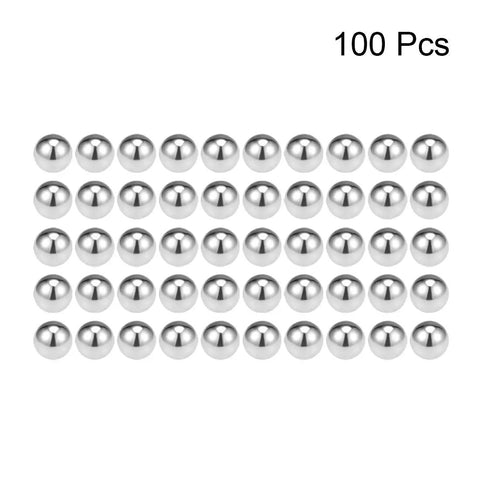 10mm 304 Stainless Steel Ball Bearings G100 Precision Grade Steel Spheres For Machinery Parts And Replacement Components Pack Of 100 polished metal balls
