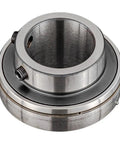 1-1/2 Inch Set Screw 4 Bolt Flange Bearing Pack of 2 Heavy Duty Cast Iron Housing with inner steel components.