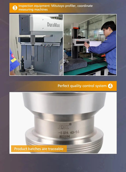 Rock Solid Zero Point Locking Studs With Precision Pull Design For CNC Tooling and Machine Alignment with Mitutoyo measuring machines