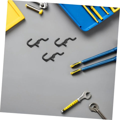 150 Pc Plastic Pegboard Hooks Set For Workshop And Garage No Tools Needed Pro Grade Easy Wall Mount Hooks For Tools Wrenches Tableware And More Durable Black Pegboard Accessories For Stable Flexible Storage black plastic hooks on pegboard with tools