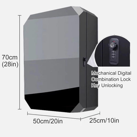 Universal EV Charger Enclosure Wall Mount Protective Case Lockable IP55 Waterproof Cover with digital lock mechanism