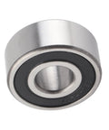 Heavy Duty 3304 2rs Double Row Angular Ball Bearing With Rock Solid Cylindrical Roller Layout Silently Smooth Chrome Steel Core 20X52X22Mm close-up view.
