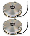 Two Piece Electric Brake Kit For Compatible Vertical Mast Lifts featuring dual motor stop assemblies and heavy duty engineering.