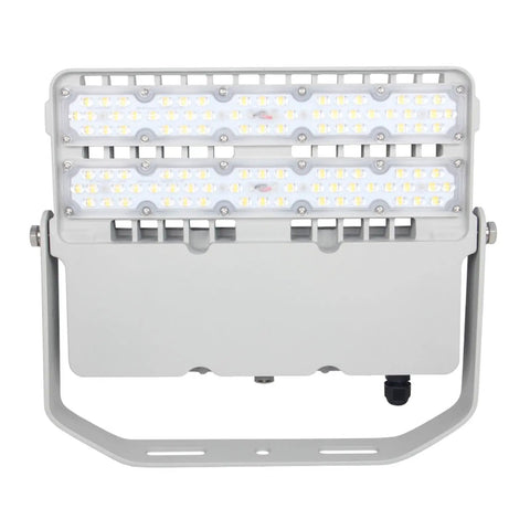 Rock Solid 400W LED Floodlight Outdoor Searchlight Waterproof Job Site Spotlight with dual LED panel design.