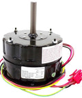 Keep Yer AC Chillin With This Heavy Duty HVAC Condenser Fan Motor Replacement Compatible With Century NBK-20795 OEV1006 F42B53A01 208-230V 1/12HP, black motor with wires and connector.