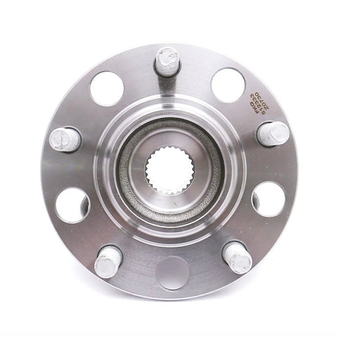 Premium Rear Wheel Hub Bearing Assembly Straight Swap For 07 To 17 Jeep Compass And Patriot 4WD AWD Units with 5 Lug Layout close-up.