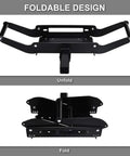 Foldable design of 5500 Lb Twelve Volt Electric Winch For ATV UTV Towing Kit With Synthetic Rope One Quarter Inch By Thirty Feet