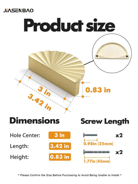 Top Shelf 10 Pack Brushed Gold Cabinet Pulls With A Slick Flat Brass Finish And Hella Sturdy Zinc Alloy Build 3 Inch Center To Center Drawer Handles size dimensions visual.