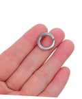 Stainless Steel Split Ring Lock Washer Kit 100 Pcs Heavy Duty Vibration Resistant Lock Washers For Bolts And Nuts Industrial Grade Outdoor And General Repairs